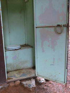Outhouse inside